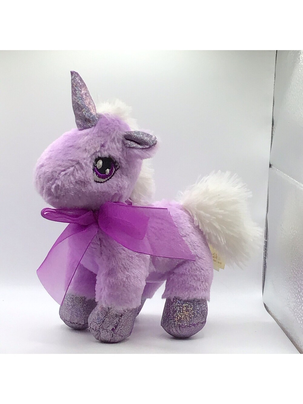 DanDee Collectors Choice Lavender Purple Unicorn 8 Inch Plush Stuffed Animal Toy